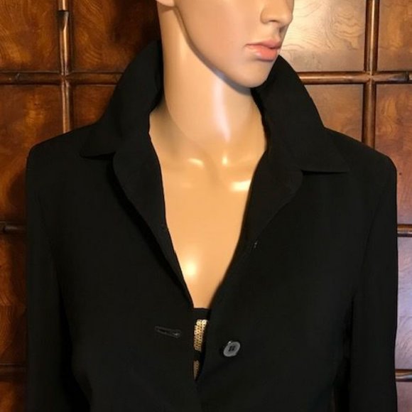 NWOT Kasper Lace-up Sleeve Microfiber Jacket - Picture 5 of 12